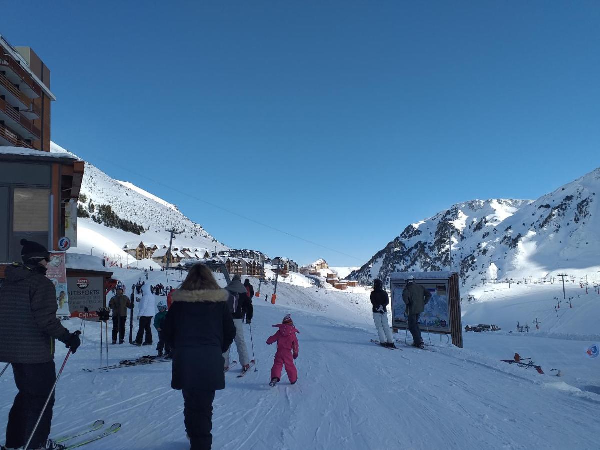 Studio En Pleine Montagne Avec Vue Sur Marmottes La Mongie Luaran gambar